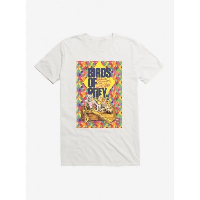 DC Comics Birds Of Prey Harley Quinn Movie Art Lightweight Black T-Shirt for Men