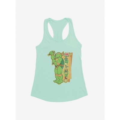 Teenage Mutant Ninja Turtles Girls Lightweight Michelangelo Graphic Tank