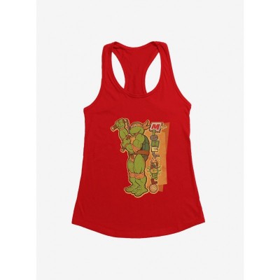Teenage Mutant Ninja Turtles Girls Lightweight Michelangelo Graphic Tank