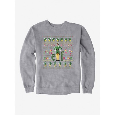 Elf Ugly Christmas Movie Themed Sweatshirt - Men's Unisex
