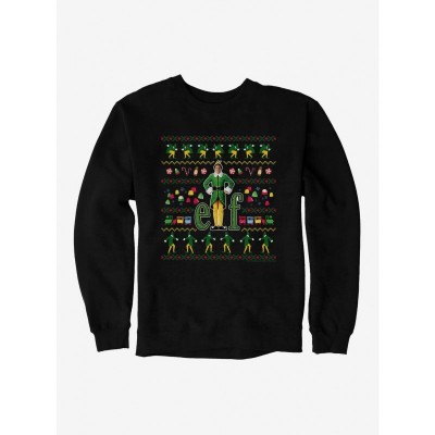 Elf Ugly Christmas Movie Themed Sweatshirt - Men's Unisex