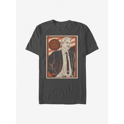 Marvel Loki Mobius T-Shirt - Grey for Men