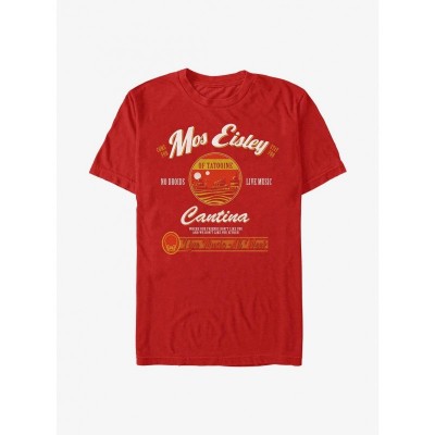 Star Wars Lightweight Cotton Mos Eisley Cantina Shirt - Unisex RED
