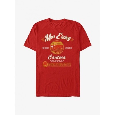 Star Wars Lightweight Cotton Mos Eisley Cantina Shirt - Unisex RED