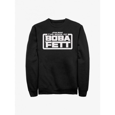 Star Wars Authentic Logo Crewneck Sweatshirt - Men's Black