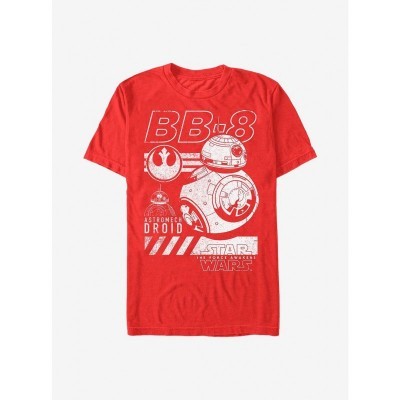 Star Wars BB-8 Schematic Tee - Unisex Red