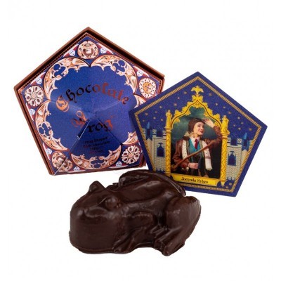 Dark Chocolate Frogs - Authentic Packaging with Wizard Card