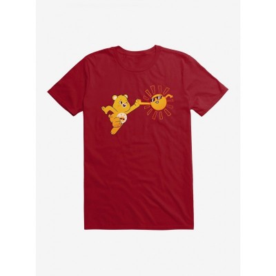 Care Bears High Five Men's Lightweight Cotton T-Shirt