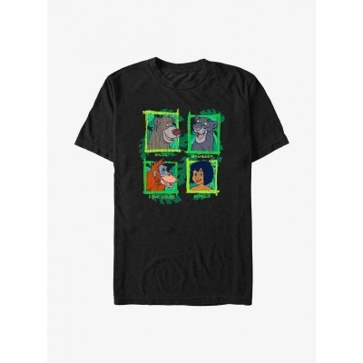 Disney Jungle Book Jungle Pals Lightweight T-Shirt - Black for Men