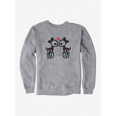 Skelanimals Dee Love Never Dies Men's Heavyweight Fleece Sweatshirt