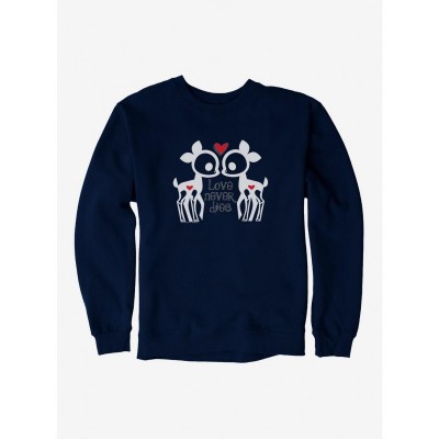 Skelanimals Dee Love Never Dies Men's Heavyweight Fleece Sweatshirt
