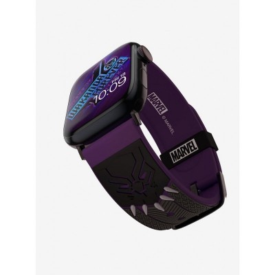 Marvel Black Panther Vibranium-Infused 3D Silicone Watch Band