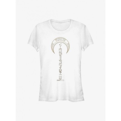 Marvel Moon Knight Moon Dagger Junior Girls T-Shirt - White