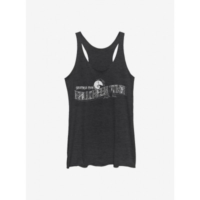 The Nightmare Before Christmas Halloween Town Girls Tank Top - Beige Tan