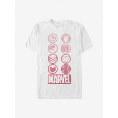 Marvel Avengers Gradients T-Shirt for Men - White Cotton