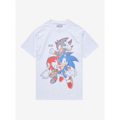 Sonic The Hedgehog Trio Men's Unisex Cotton T-Shirt