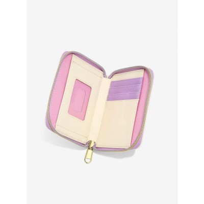 Loungefly Disney Tangled Mini Wallet with Rapunzel & Pascal Design