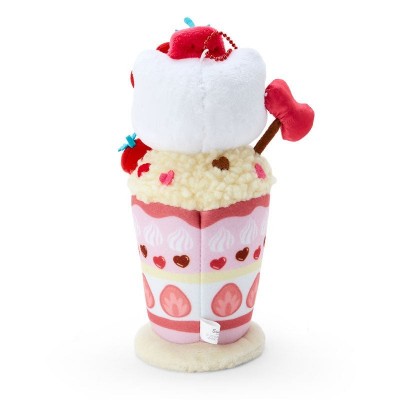 Hello Kitty Parfait Shop Series Plush Keychain with Push Clasp