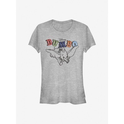 Disney Dumbo Flying Circus Girls Grey T-Shirt