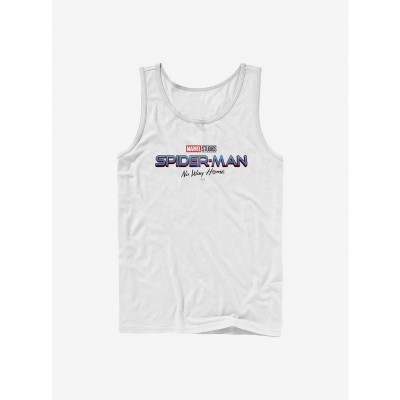 Marvel No Way Home Spider-Man Logo Unisex Tank - White
