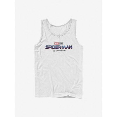 Marvel No Way Home Spider-Man Logo Unisex Tank - White