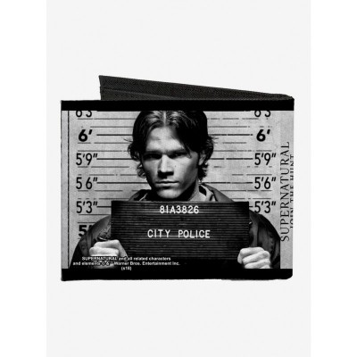 Supernatural Dean Sam Bifold Wallet for Men - Canvas Made in USA