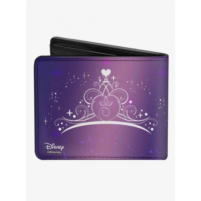 Disney Men's Premium Vegan Leather Cinderella Prince Bifold Wallet