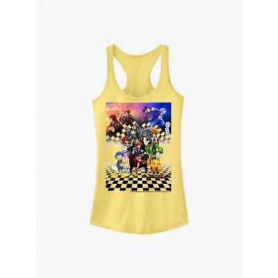 Disney Girls Kingdom Hearts Tank Top - Yellow