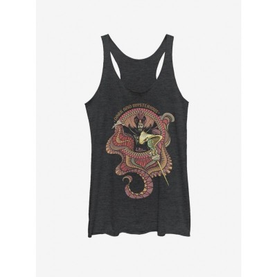 Disney Aladdin Jafar Circular Tank Top for Girls - Black 2019