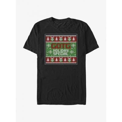 Marvel Holiday Guardians of the Galaxy T-Shirt - Men's Black