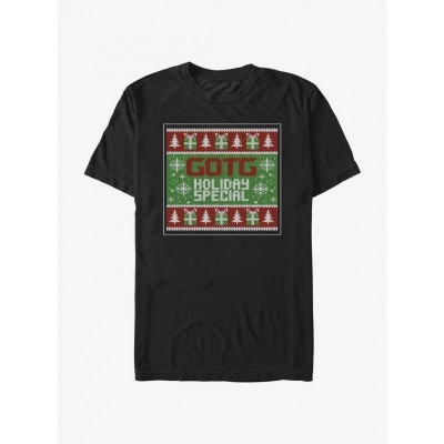 Marvel Holiday Guardians of the Galaxy T-Shirt - Men's Black