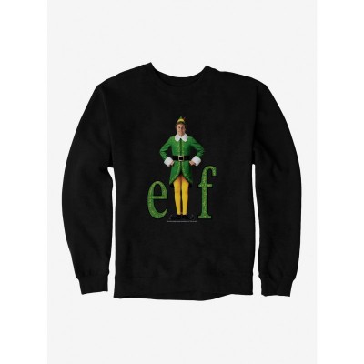 Elf Men's Classic Logo Unisex Black Sweatshirt