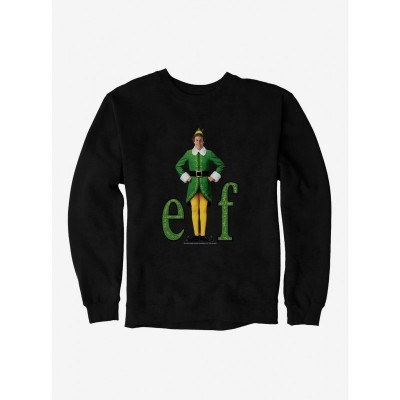 Elf Men's Classic Logo Unisex Black Sweatshirt