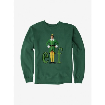 Elf Men's Classic Logo Unisex Black Sweatshirt