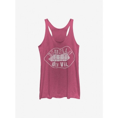 Disney Cruella De Vil PINK Name Cutout Tank for Girls