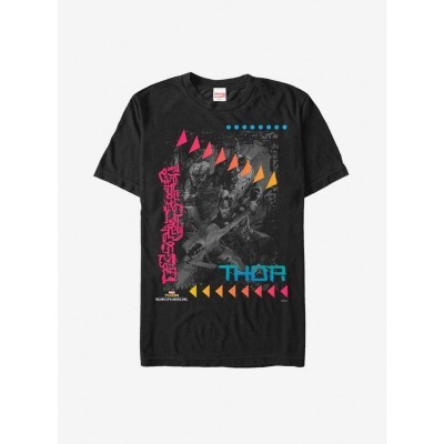 Marvel Thor Ragnarok Hulk Retro Grayscale Unisex T-Shirt - Black