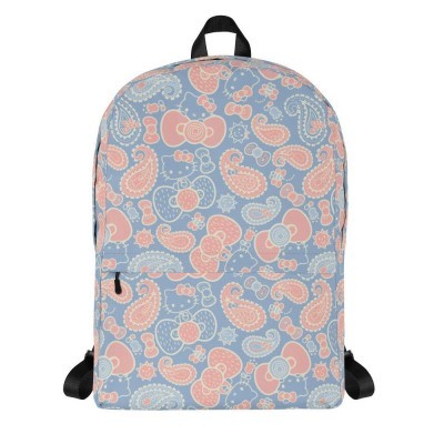 Hello Kitty Paisley Print Backpack for Everyday Use