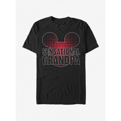 Disney Sensational Grandpa Mickey Mouse T-Shirt - Men's Black