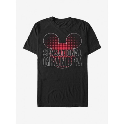 Disney Sensational Grandpa Mickey Mouse T-Shirt - Men's Black