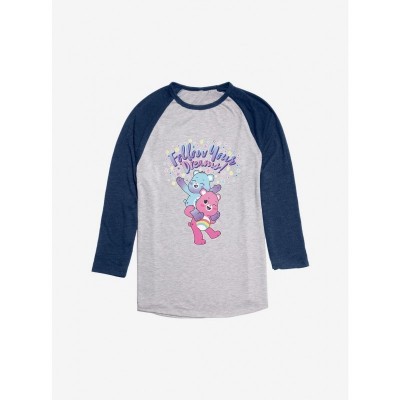 Care Bears Blue Dream-Themed Raglan for Men