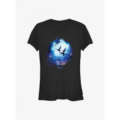 Avatar Flying Banshee Girls T-Shirt - Junior Size BLACK