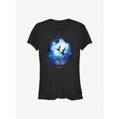 Avatar Flying Banshee Girls T-Shirt - Junior Size BLACK