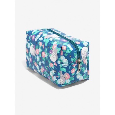 Studio Ghibli Totoro Floral Design Makeup Bag for Women