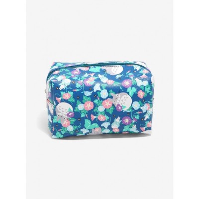 Studio Ghibli Totoro Floral Design Makeup Bag for Women