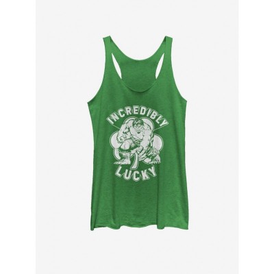 Marvel Girls Hulk Green Lucky Tank Top