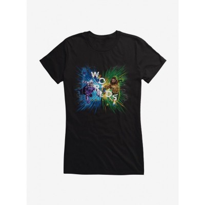Aquaman T-Shirt for Girls from DC Comics Worlds Collide