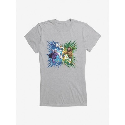 Aquaman T-Shirt for Girls from DC Comics Worlds Collide