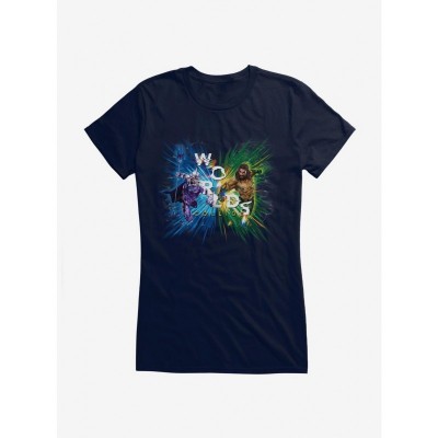 Aquaman T-Shirt for Girls from DC Comics Worlds Collide