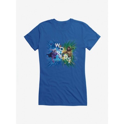 Aquaman T-Shirt for Girls from DC Comics Worlds Collide