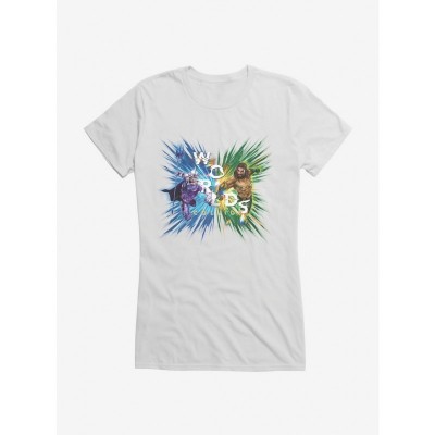 Aquaman T-Shirt for Girls from DC Comics Worlds Collide